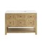 James Martin Vanities Breckenridge 48in Single Vanity, Light Natural Oak w/ 3 CM White Zeus Top 330-V48-LNO-3WZ - alternate 1